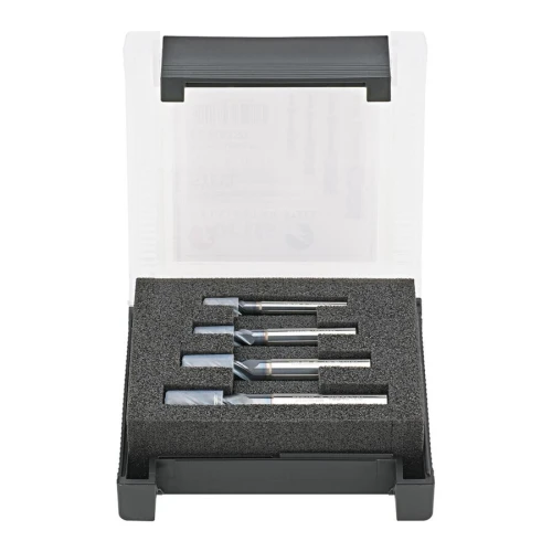 Frez trzpieniowy pełnowęglikowy zestaw HPC STEEL DIN 6527 Carapace+ 6-12 mm Fortis