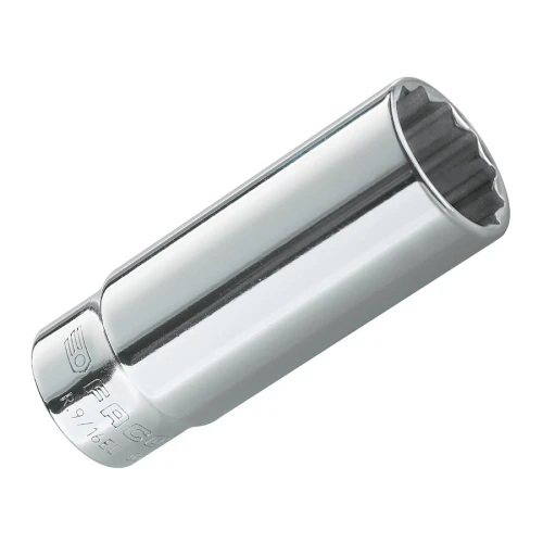 Klucz nasadowy 12-kątny 1/4" długi calowy 3/16