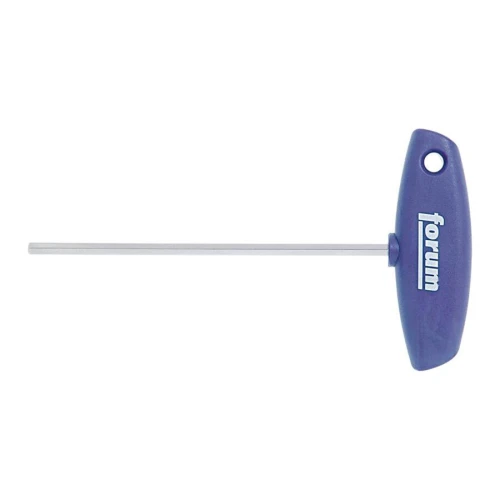 Klucz imbusowy z uchwytem T stal CrV niklowany 3,0x150 mm Forum