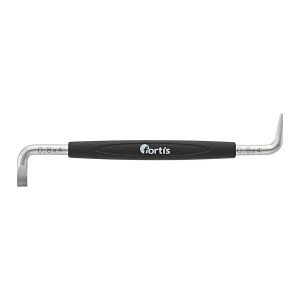 Klucz trzpieniowy kątowy dwustronny do śrub z rowkiem 4 x 100 mm Fortis