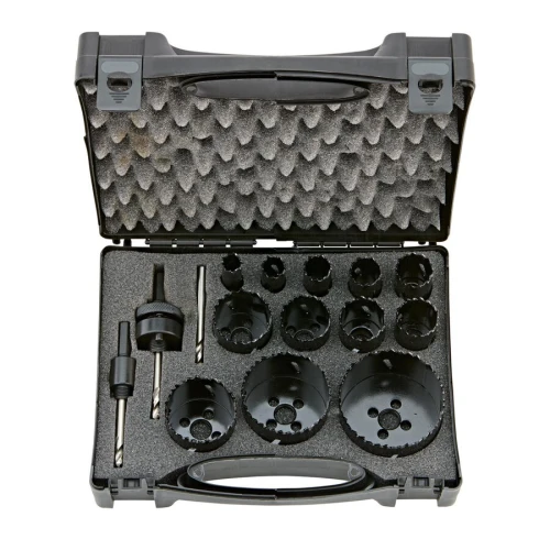 Zestaw otwornic bimetalicznych HSS 16–76 mm, 15 sztuk Forum