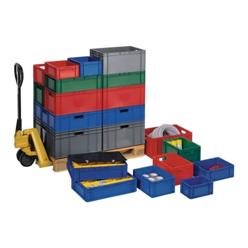 Pojemnik transportowy do produktów spożywczych 400x300x175mm zielony