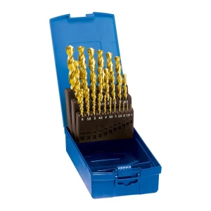 Zestaw wierteł krętych powlekanych TiN D338TI HSS Co5 1–5,9mm FORUM