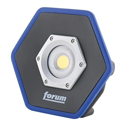 Lampa warsztatowa LED, akumulatorowa, 20 W 500-2100 lm Forum