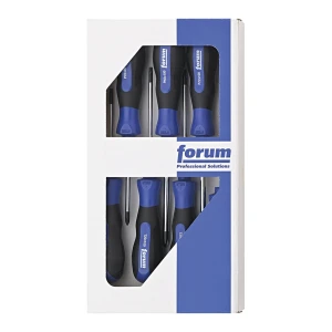 Zestaw 7 wkrętaków do śrub z rowkiem, gniazdem krzyżowym PH, PZ, gniazdem TORX® Forum