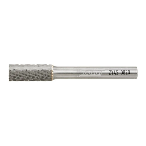 Pilnik obrotowy z węglika spiekanego cylindryczny ZYA-S 0820 z uzębieniem czołowym, uzębienie C 6 mm 8x20 mm Forum