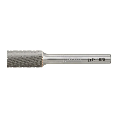 Pilnik obrotowy z węglika spiekanego cylindryczny ZYA-S 1020 z uzębieniem czołowym, uzębienie C 6 mm 10x20 mm Forum