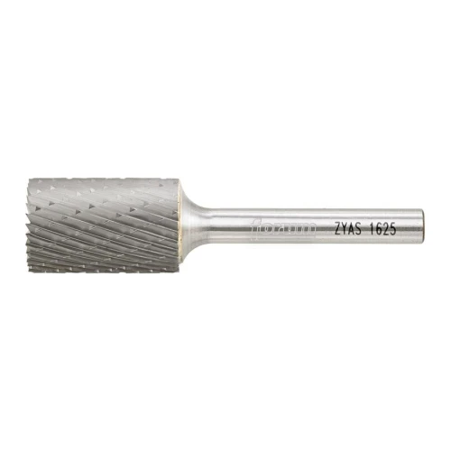 Pilnik obrotowy z węglika spiekanego cylindryczny ZYA-S 1625 z uzębieniem czołowym, uzębienie C 6 mm 16x25 mm Forum