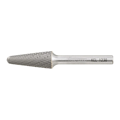 Pilnik obrotowy z węglika spiekanego w kształcie stożka zaokrąglonego 6mm 12x30 mm KEL1230 Forum