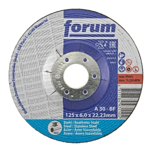 Tarcza ścierna do obróbki zgrubnej stali, 125 x 6 mm, T42 wygięta Forum