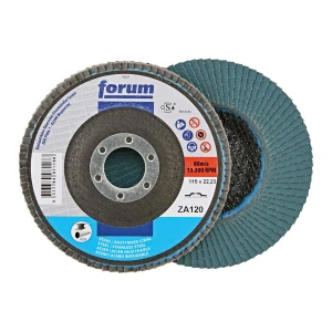 Ściernica listkowa talerzowa, prosta, 115 mm, w. ziarna 120 Forum
