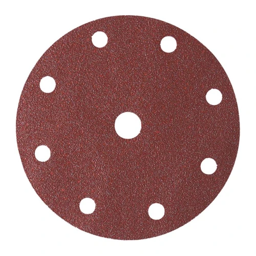 Krążek ścierny korundowy z rzepem i 9 otworami, Ø zew. 150 mm, K 60 Forum