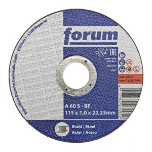 Tarcza do cięcia stali, cienka, 115 x 1,0 mm, T41 prosta Forum