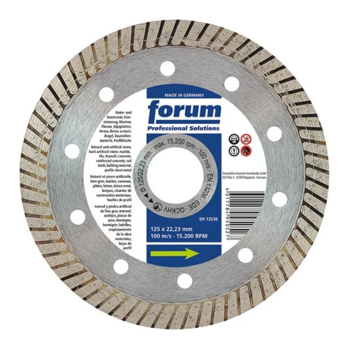 Tarcza diamentowa do cięcia profili z blachy stalowej SlimTurbo 125x1,2 mm Forum