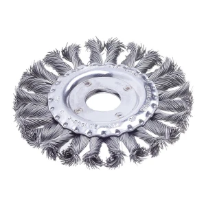 Szczotka tarczowa, drut stalowy, pleciony 115 mm Forum