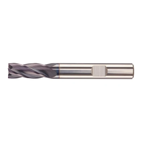 Frez trzpieniowy pełnowęglikowy TiAlN 4-ostrzowy DIN 6527 4 mm Fortis