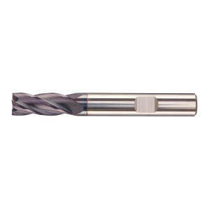 Frez trzpieniowy pełnowęglikowy TiAlN 4-ostrzowy DIN6527 12 mm Fortis