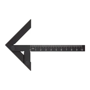 Kątownik centrujący precyzyjny metal lekki 100x70 mm Fortis