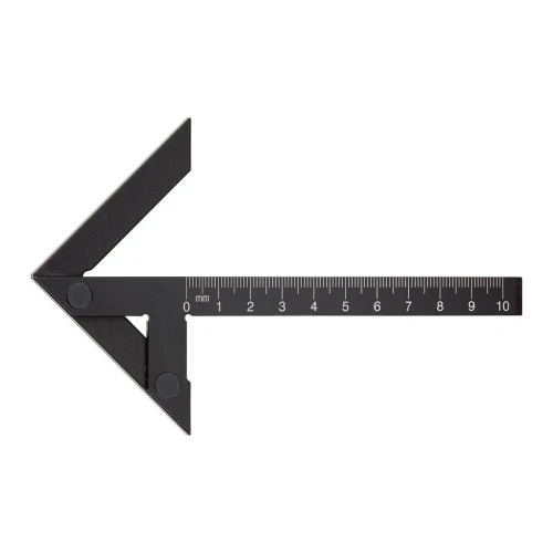 Kątownik centrujący precyzyjny metal lekki hartowany 150x130 mm Fortis