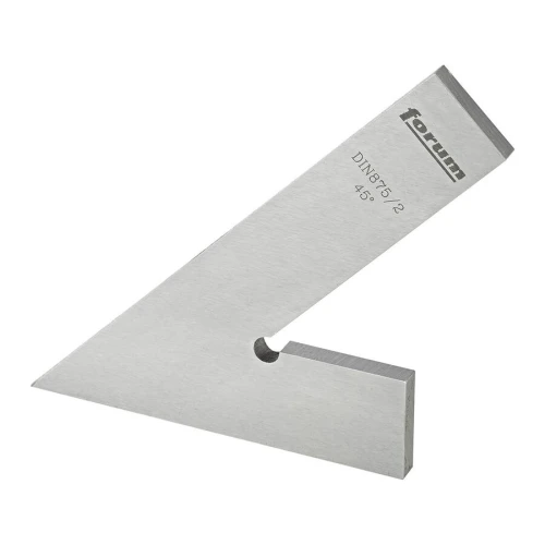 Kątownik ostry stalowy DIN 875/II 45° 120x80 mm Forum