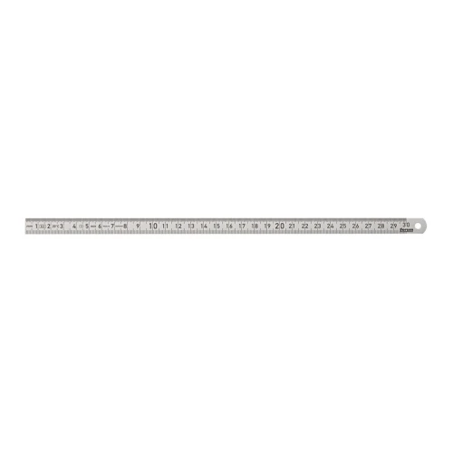 Liniał stalowy nierdzewny Inox 13x0,5 mm 300 mm Forum