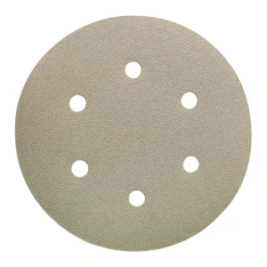 Krążek ścierny z rzepem korundowy 6 otworów 150 mm K120 Forum