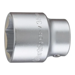 Nasadka 6-kątna 3/4" stal CrV 36 mm Fortis