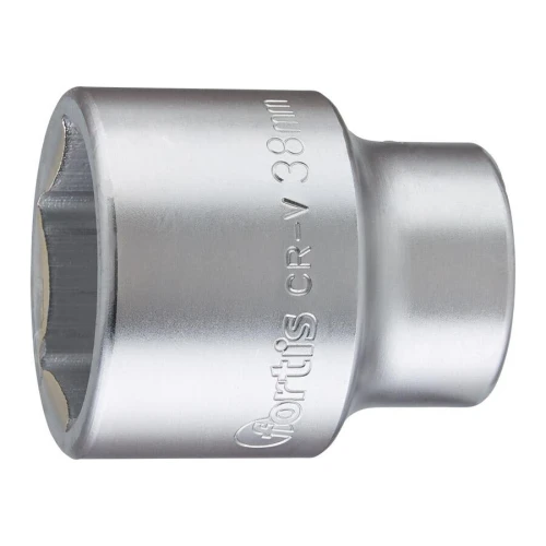 Nasadka 6-kątna 3/4" CrV chromowana 38 mm Fortis