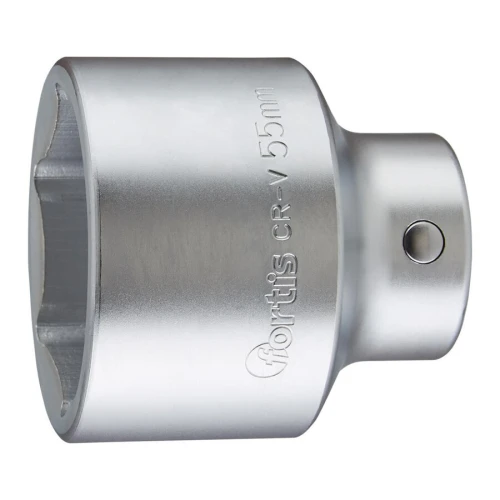 Nasadka 6-kątna 3/4" stal CrV 55 mm Fortis