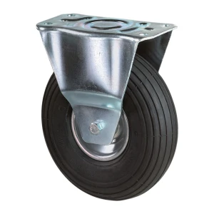 Koło pneumatyczne śred. koła. 260 mm nośność 130 kg kółko nieskrętne z płytką