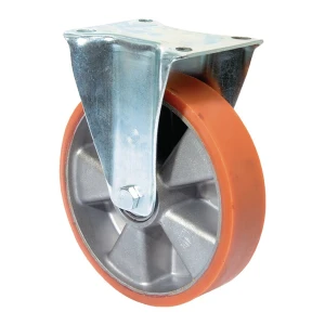 Kółko nieskrętne 80mm 120kg obręcz z odlewu poliuretanowego 104 x 80 mm