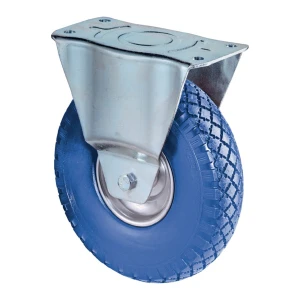 Kółko nieskrętne 200 mm 75 kg poliuretan 138 x 109 mm