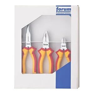 Zestaw szczypiec VDE izolacja 1000 V 3 szt. 160/180/200 mm Forum